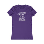 Jasmine Crockett Is My Spirit Animal Women's Favorite Tee