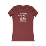 Jasmine Crockett Is My Spirit Animal Women's Favorite Tee