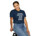 Unisex Jasmine Crockett Is My Spirit Animal Garment-Dyed T-Shirt