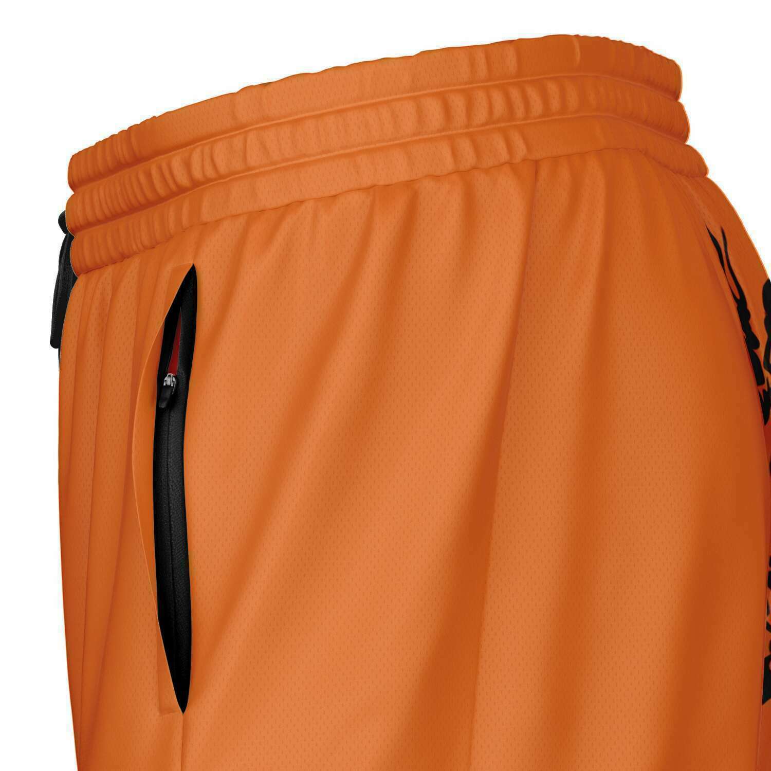 Black Orange Phantom Ghost Shorts