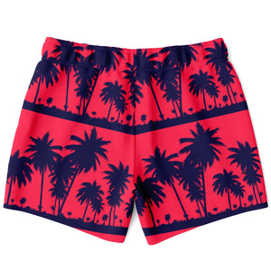 Red Magenta Palms Trunks