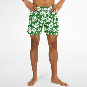 Green Hawaii Trunks