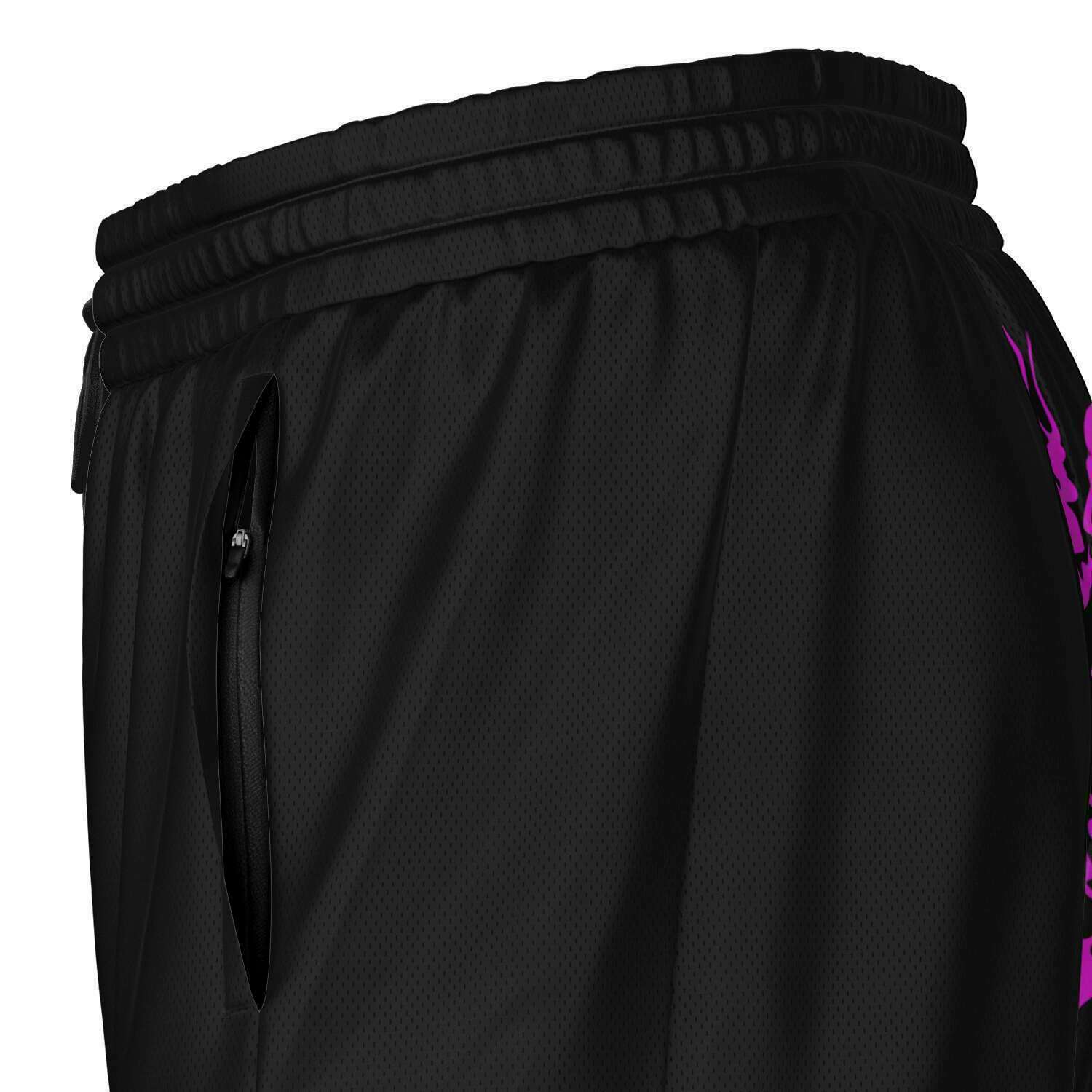 Pink Black Phantom Ghost Shorts