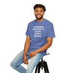 Unisex Jasmine Crockett Is My Spirit Animal Garment-Dyed T-Shirt