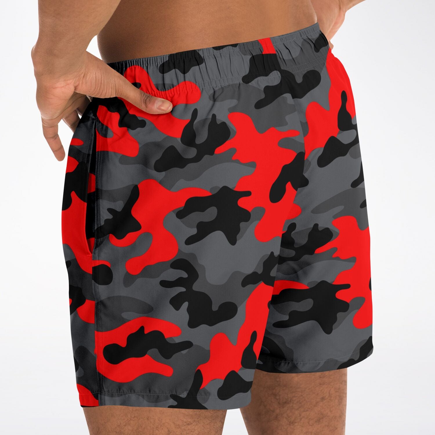 Black & Red Camo Trunks