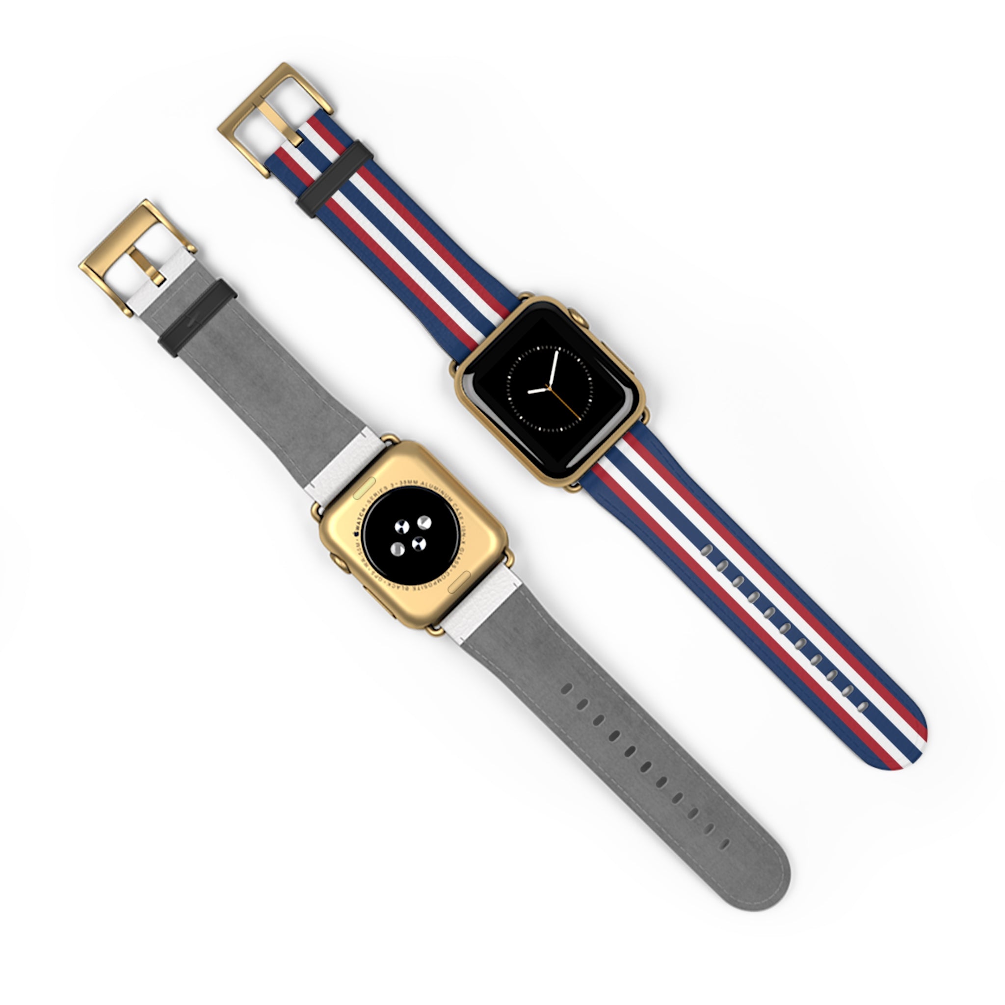 Blue Red White NATO Stripe Wristband
