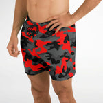 Black & Red Camo Trunks