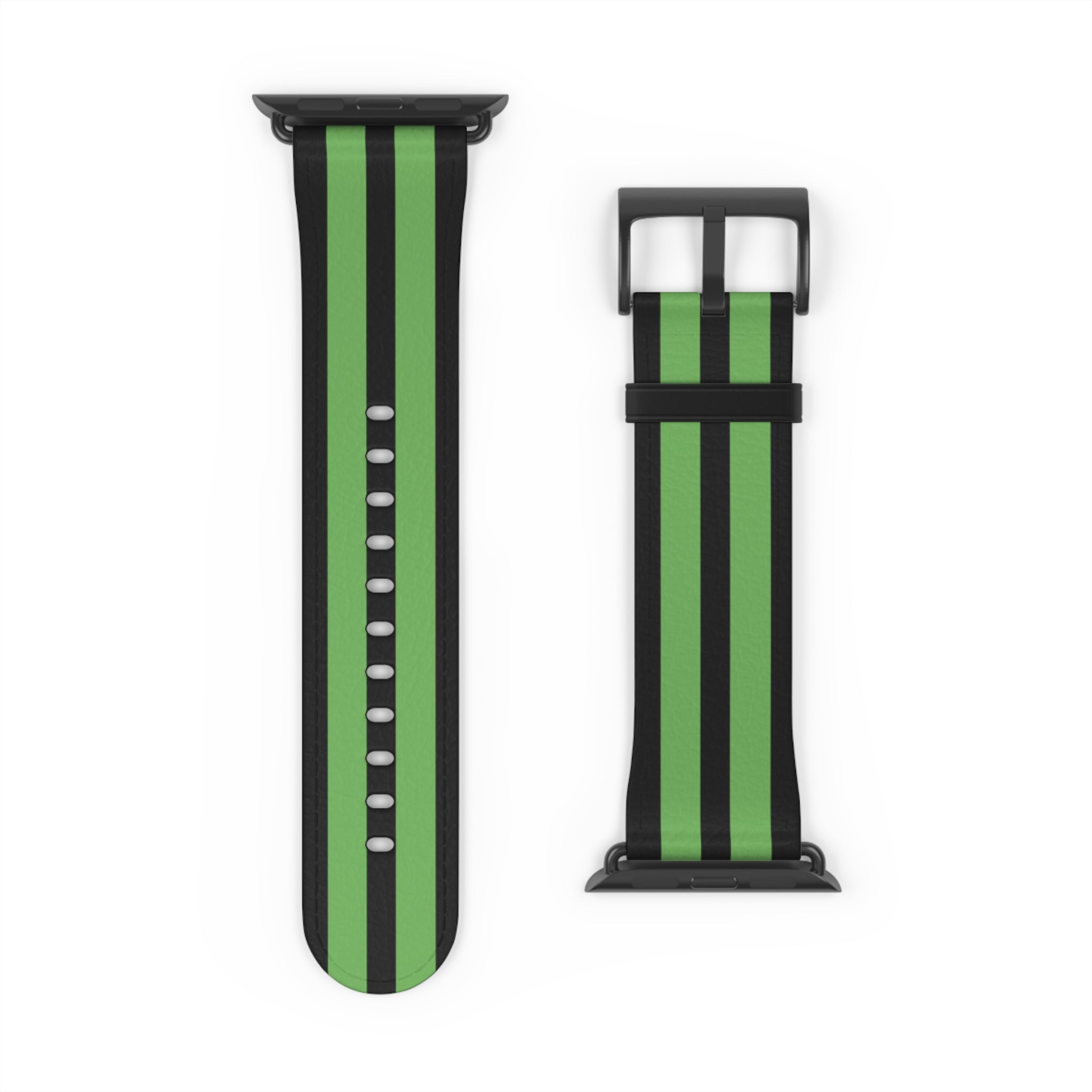Black Green NATO Stripe Wristband
