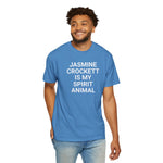 Unisex Jasmine Crockett Is My Spirit Animal Garment-Dyed T-Shirt