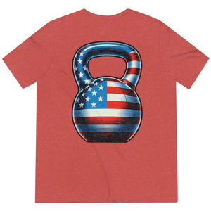 American Flag Kettlebell Tee