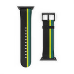 Chartreuse Green Racing Stripe Wristband