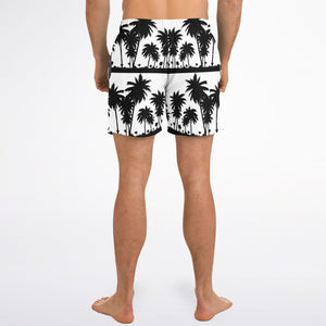 White Black Palms Trunks