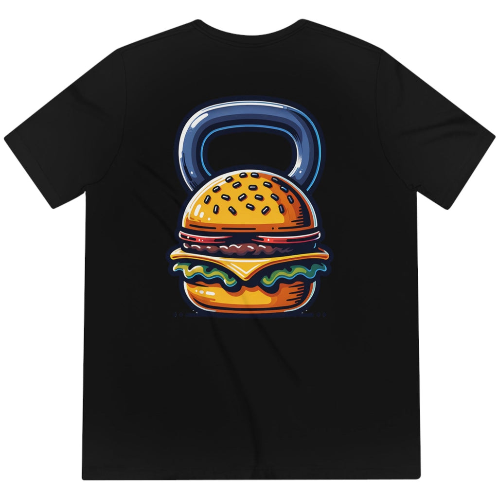 Men's Unisex Cheeseburger Kettlebell Triblend T-Shirt