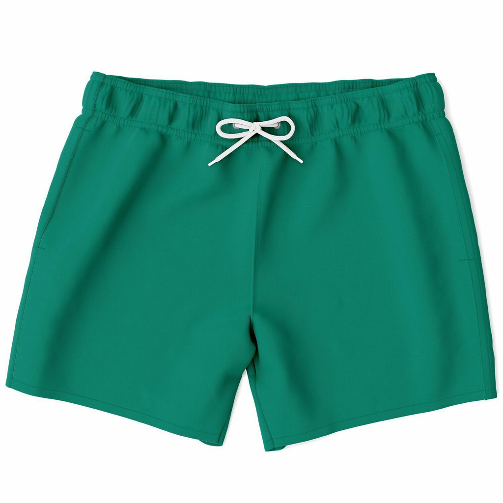 Men's Emerald Green Swimsuit Shorts Swim Trunks