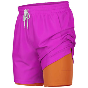 Pink Orange Shorts
