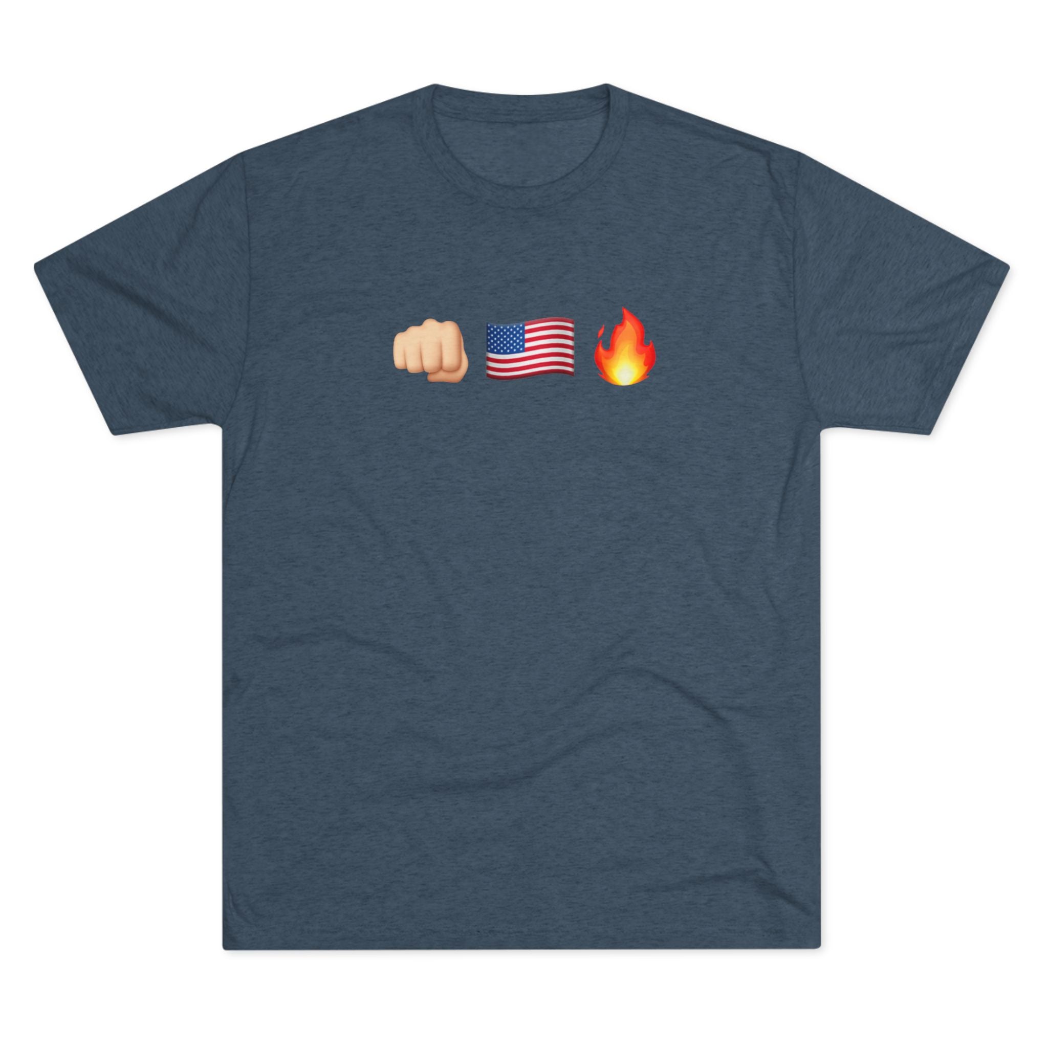 Unisex America F*ck Yeah Got Signal Houthi Tri-Blend Crew T-Shirt