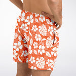 Orange Hawaii Trunks