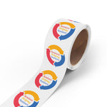 Round Sticker Label Rolls