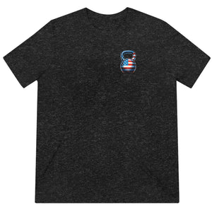 American Flag Kettlebell Tee