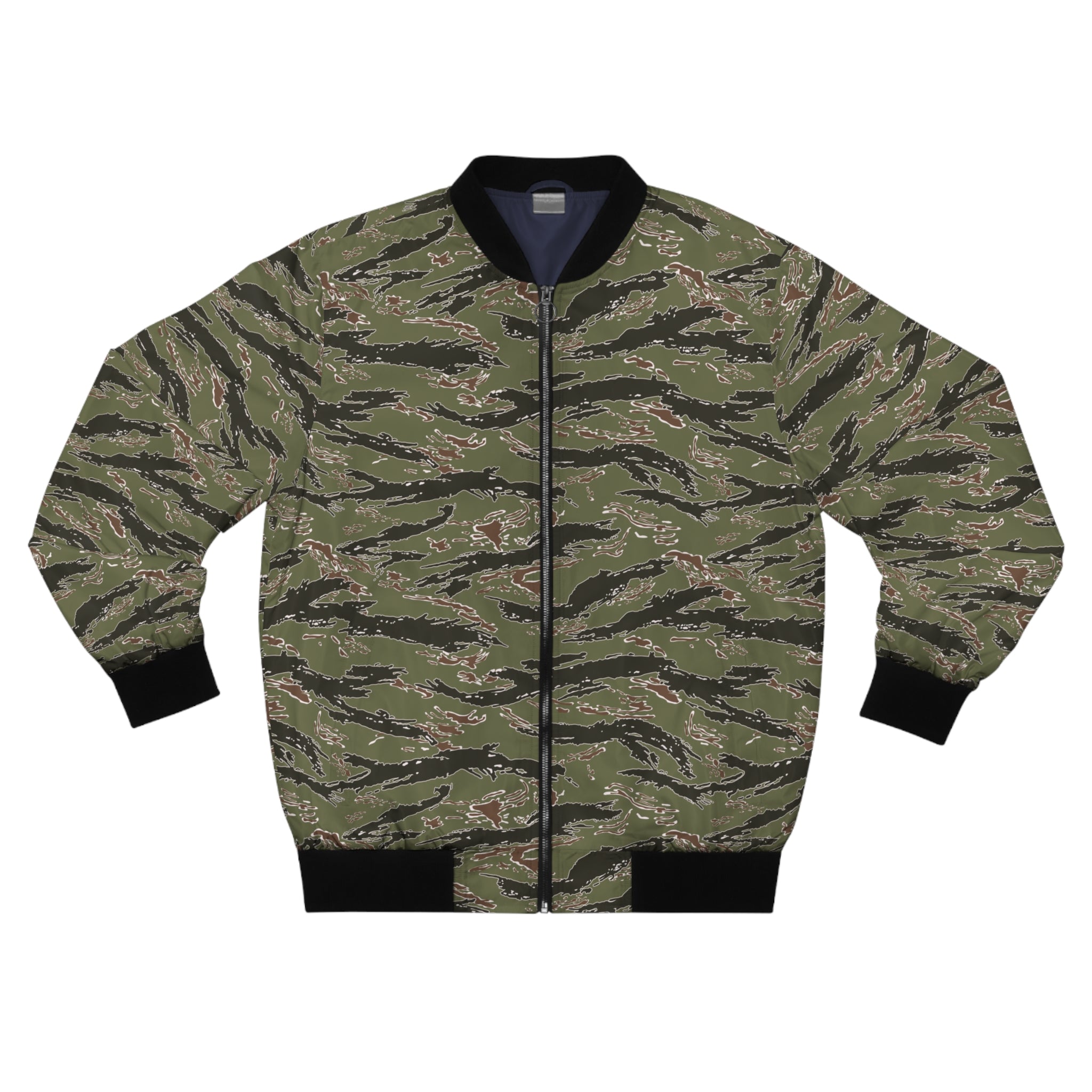 Men's Vietnam Tiger Military Camouflage Fashion Bomber Jacket