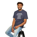 Unisex Jasmine Crockett Is My Spirit Animal Garment-Dyed T-Shirt