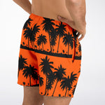 Orange Black Palms Trunks