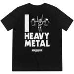 Men's Unisex I Heart Heavy Metal Gym Triblend T-Shirt