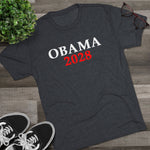 Unisex Obama 2028 Tri-Blend Crew Tee