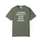 Unisex Jasmine Crockett Is My Spirit Animal Garment-Dyed T-Shirt