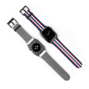 Blue Red White NATO Stripe Wristband