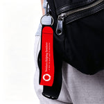 SHS Red Wristlet Keychain Wristband Keychain