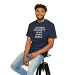 Unisex Jasmine Crockett Is My Spirit Animal Garment-Dyed T-Shirt