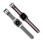 Black White Cardinal Red Wristband