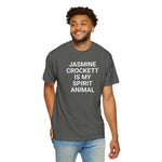 Unisex Jasmine Crockett Is My Spirit Animal Garment-Dyed T-Shirt
