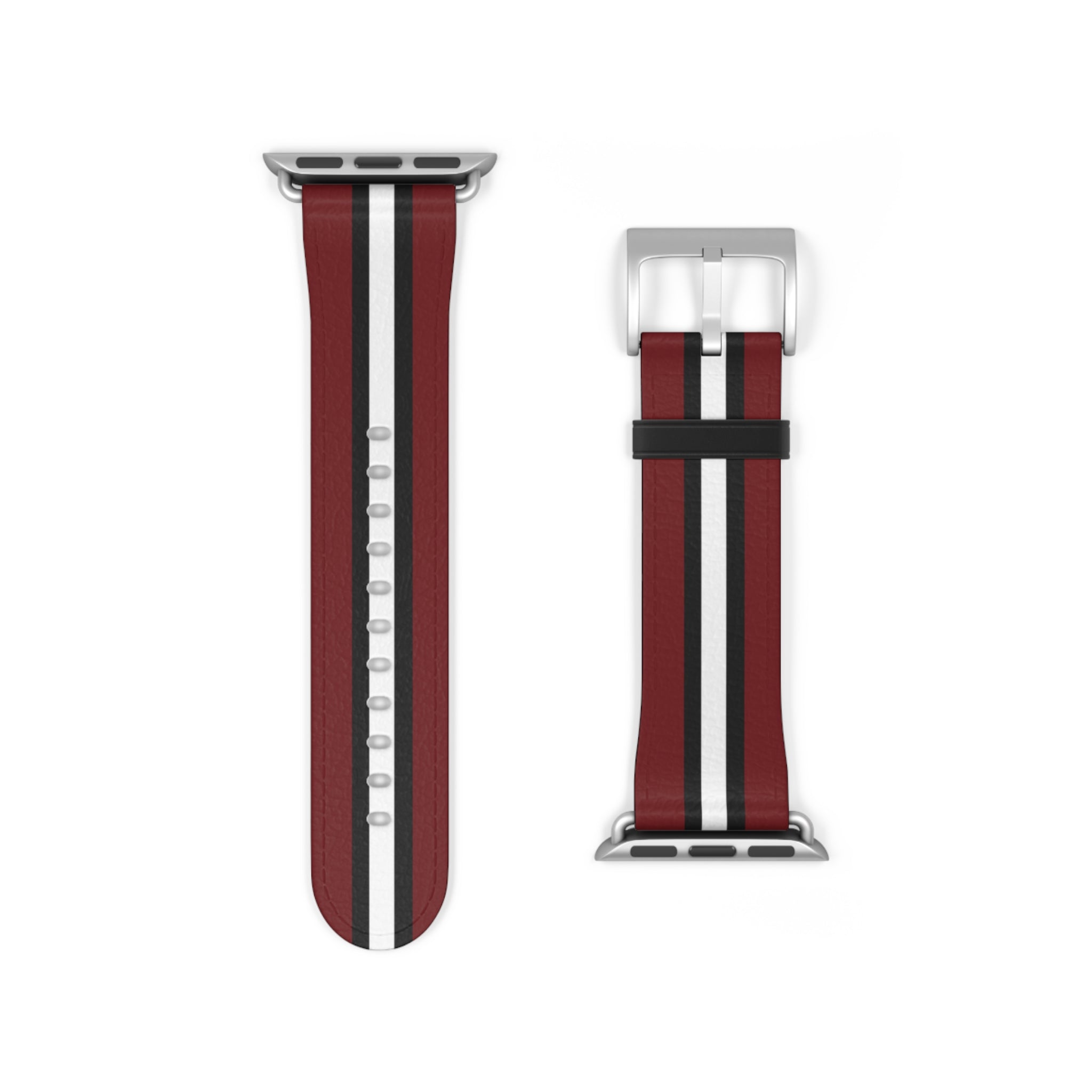 Red Black White Wristband