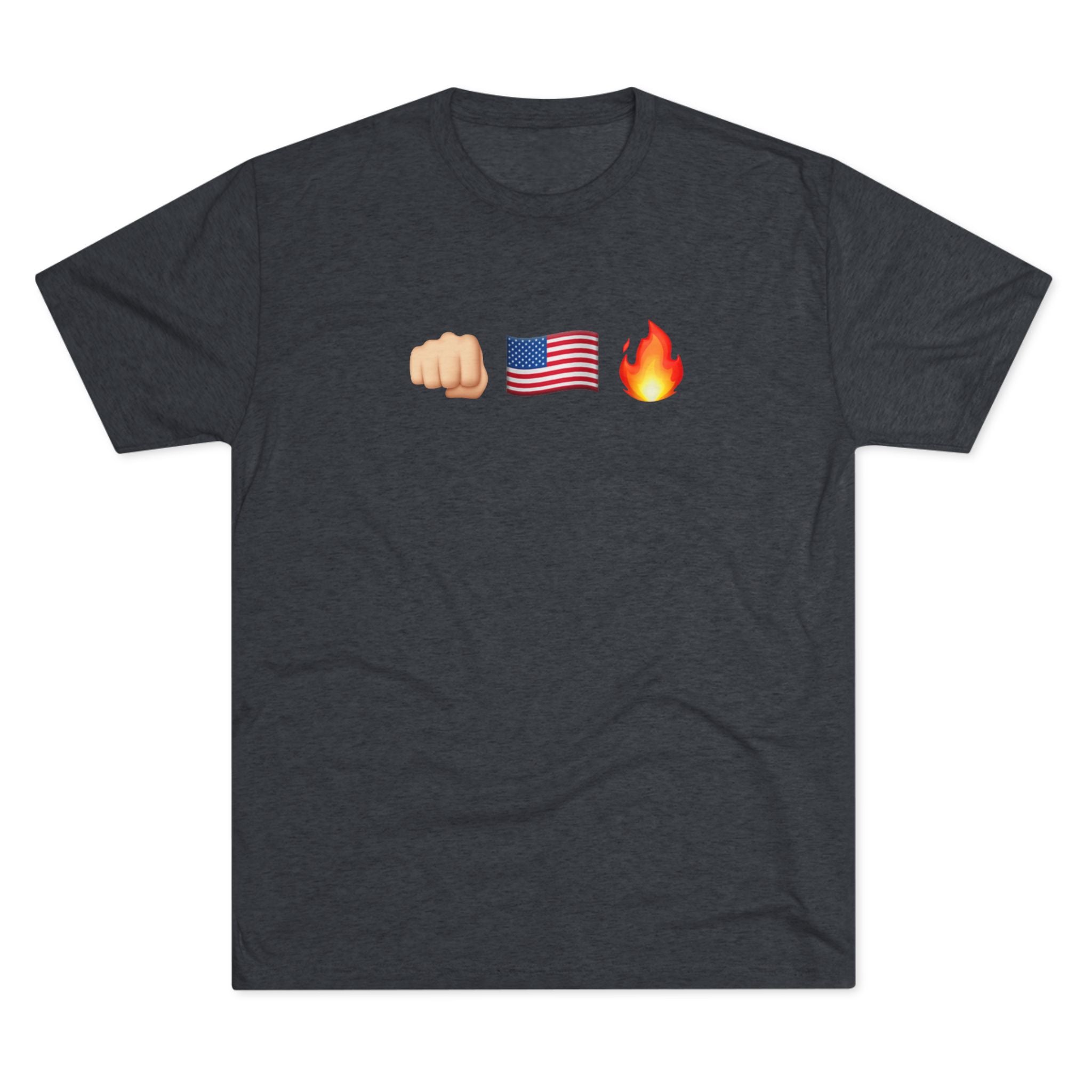 Unisex America F*ck Yeah Got Signal Houthi Tri-Blend Crew T-Shirt