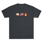 Unisex America F*ck Yeah Got Signal Houthi Tri-Blend Crew T-Shirt