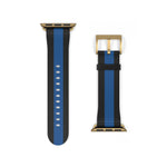Black Blue NATO Wide Stripe Wristband