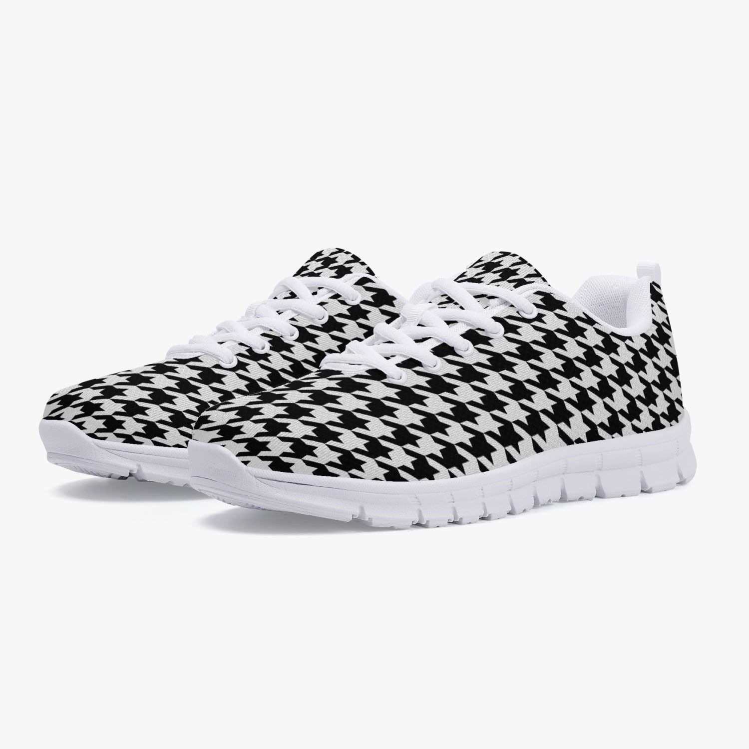 Houndstooth Plaid Sneakers
