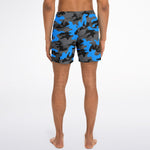 Black & Blue Camo Trunks