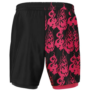 Watermelon Black Phantom Ghost Shorts