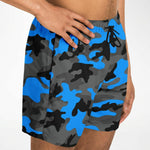 Black & Blue Camo Trunks