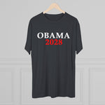Unisex Obama 2028 Tri-Blend Crew Tee