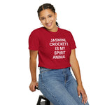 Unisex Jasmine Crockett Is My Spirit Animal Garment-Dyed T-Shirt
