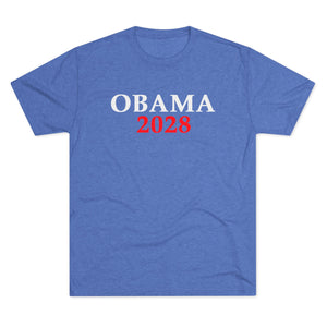 Unisex Obama 2028 Tri-Blend Crew Tee