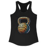 Women's Wild Cheetah Leopard Print Kettlebell Classic Tank Top