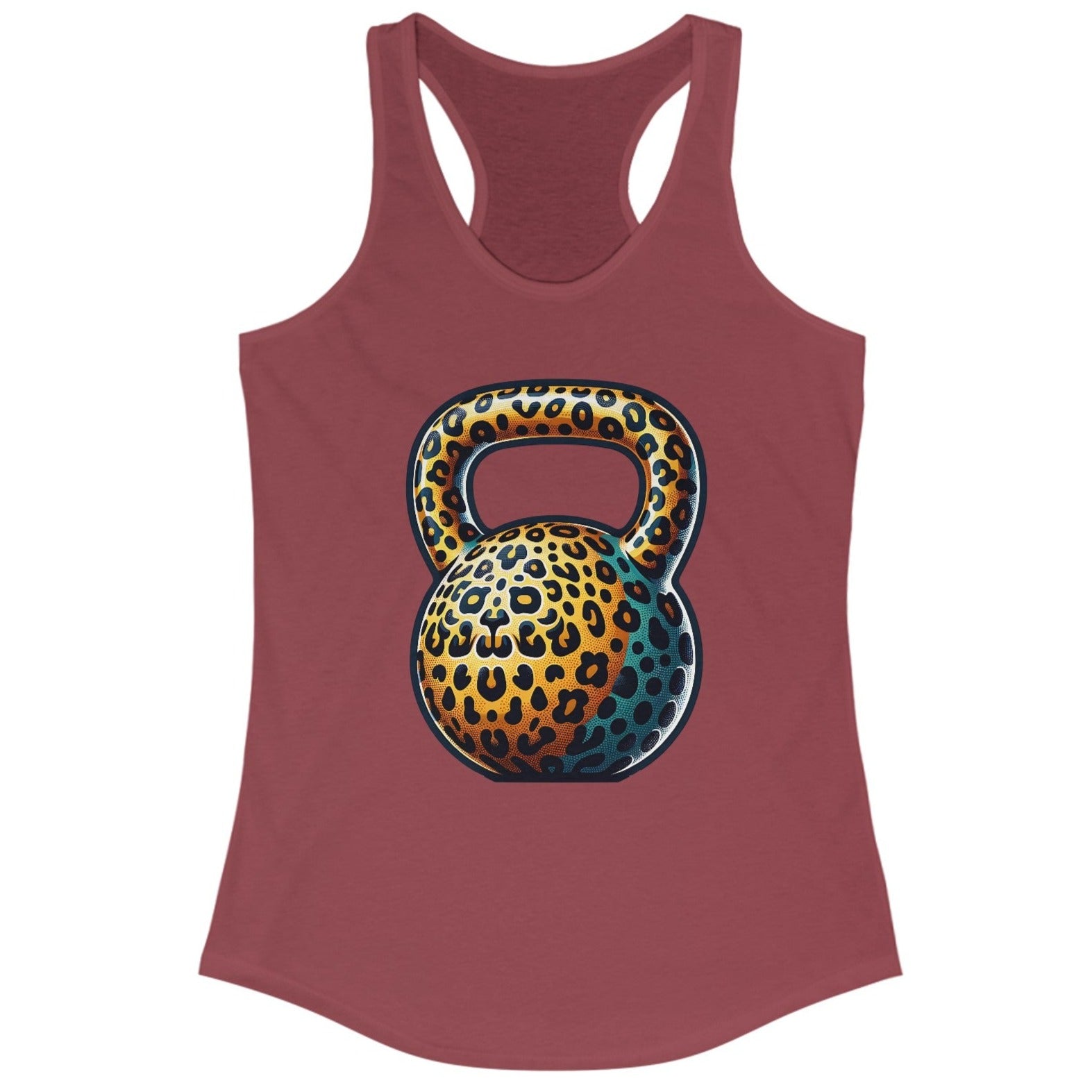 Leopard Print Kettlebell Classic Tank Top