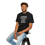 Unisex Jasmine Crockett Is My Spirit Animal Garment-Dyed T-Shirt