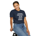 Unisex Jasmine Crockett Is My Spirit Animal Garment-Dyed T-Shirt