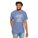 Unisex Jasmine Crockett Is My Spirit Animal Garment-Dyed T-Shirt
